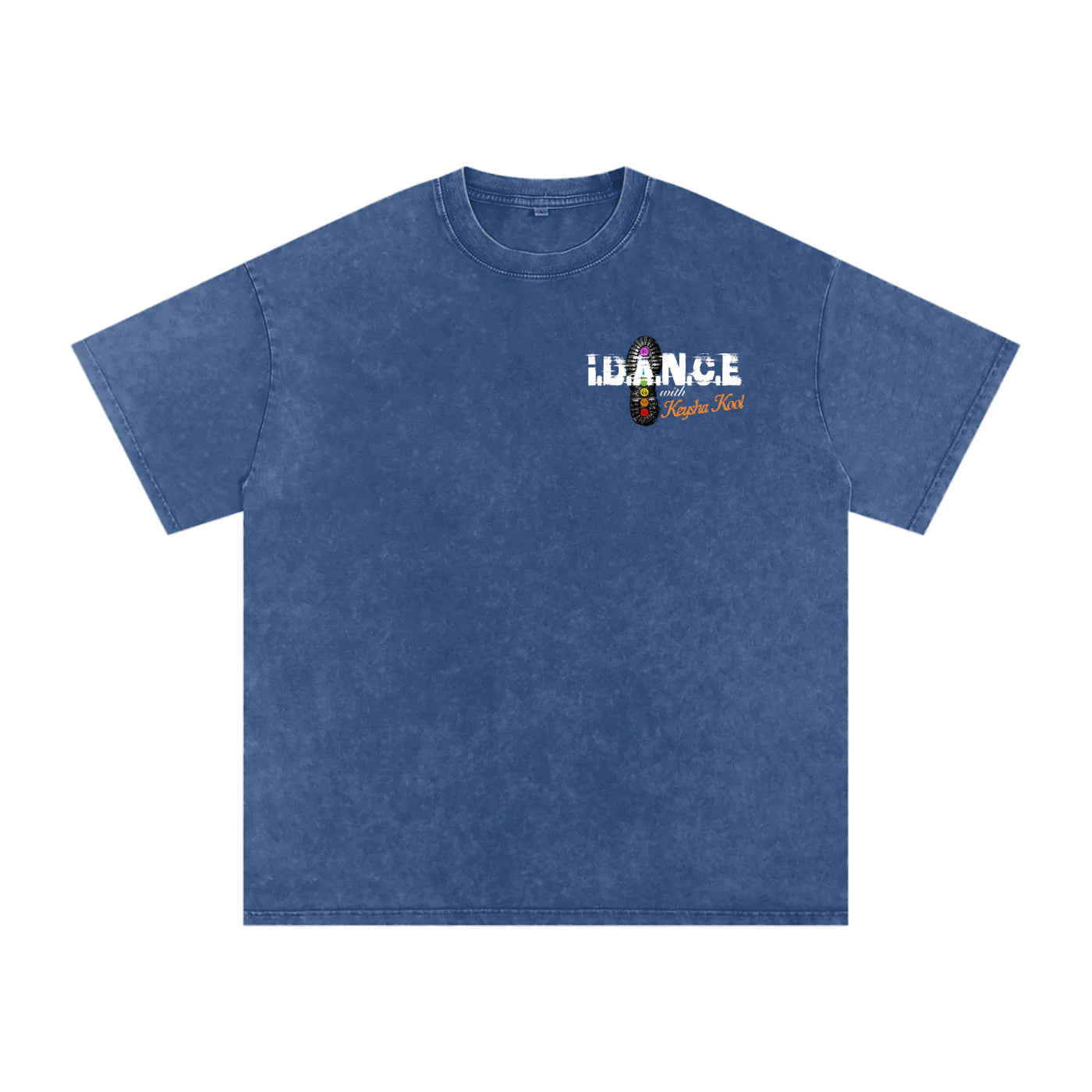 iDANCE snow washed oversized T-shirt (Pre order)