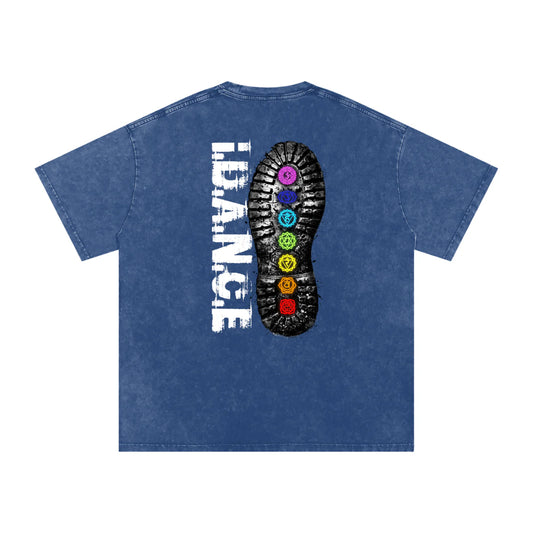 iDANCE snow washed oversized T-shirt (Pre order)