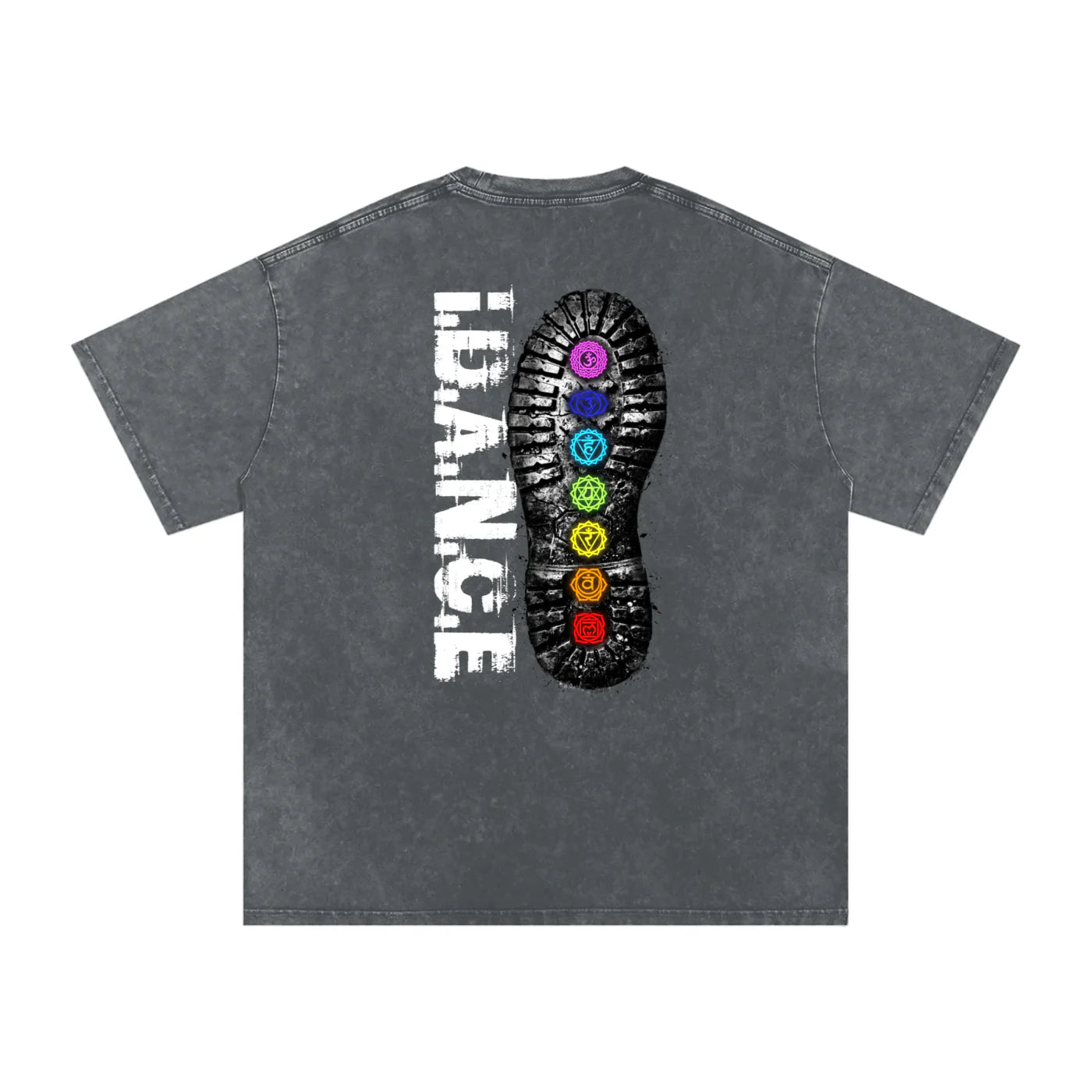 iDANCE snow washed oversized T-shirt (Pre Order)
