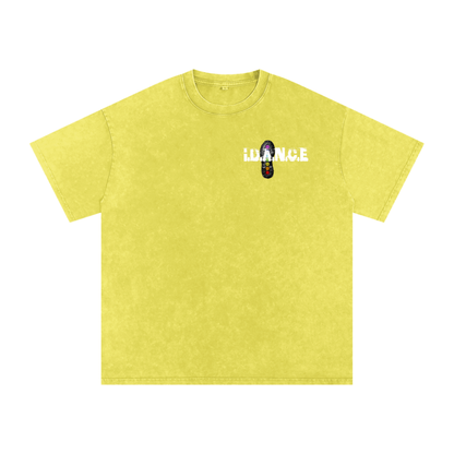iDANCE snow washed oversized T-shirt (Pre order)