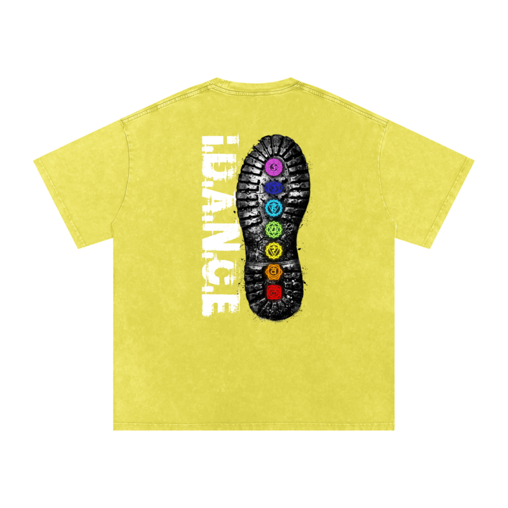 iDANCE snow washed oversized T-shirt (Pre order)