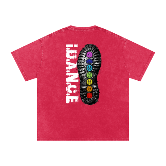 iDANCE snow washed oversized T-shirt (Pre order)