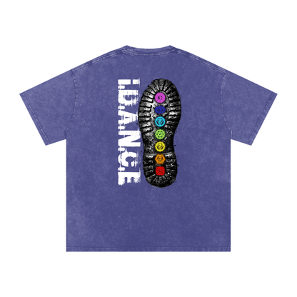 iDANCE snow washed oversized T-shirt (Pre order)
