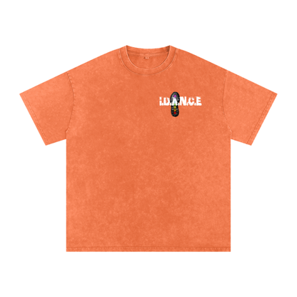 iDANCE snow washed oversized T-shirt (Pre order)